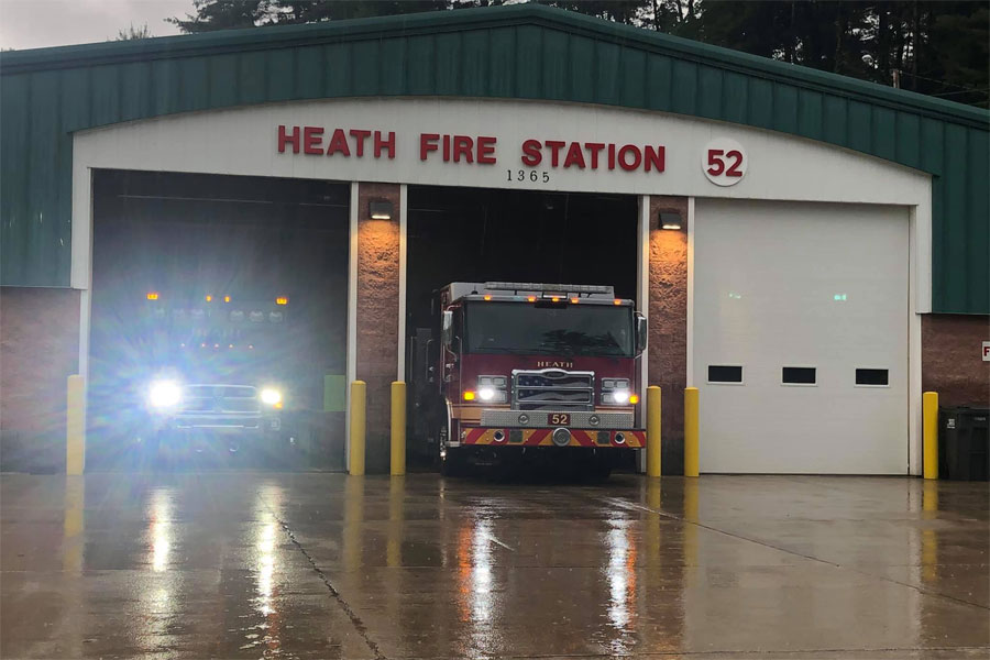 Heath Fire Department Services Heath Ohio Licking County Ohio