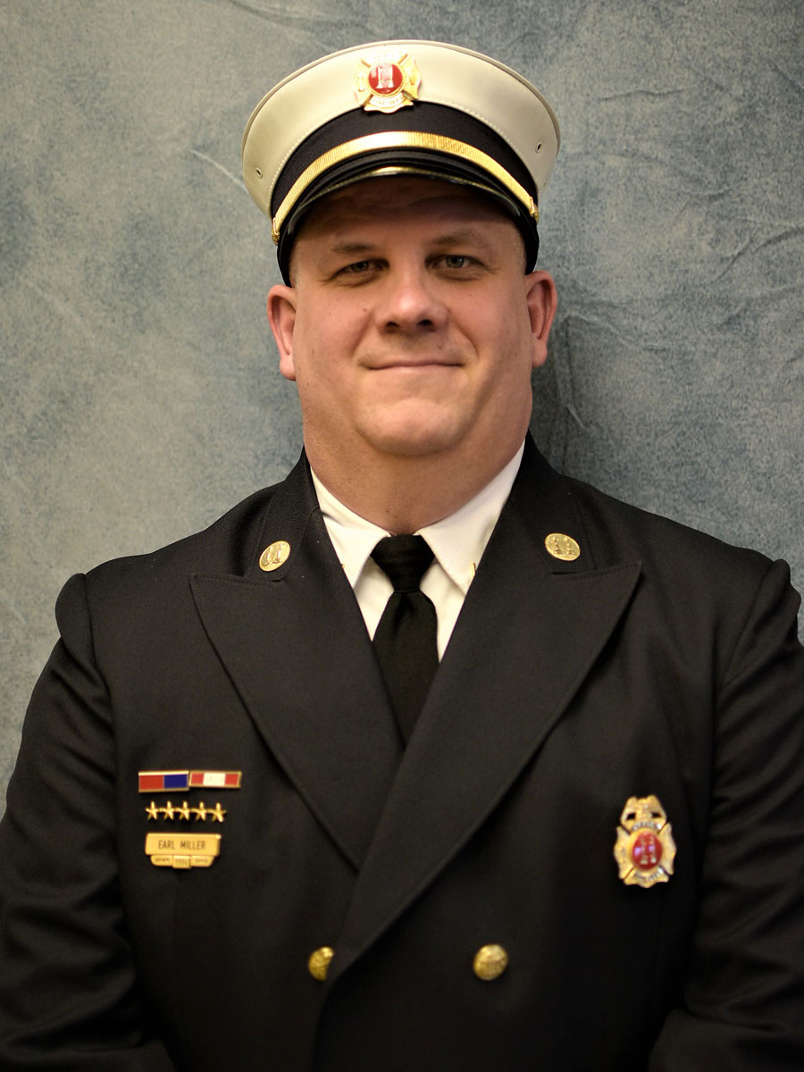 Heath Fire Department Capt Earl Miller