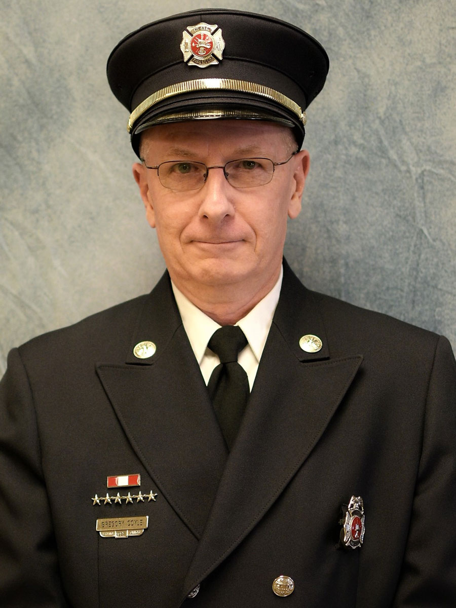 Heath Fire Code Enforcement Captain Greg Coyle